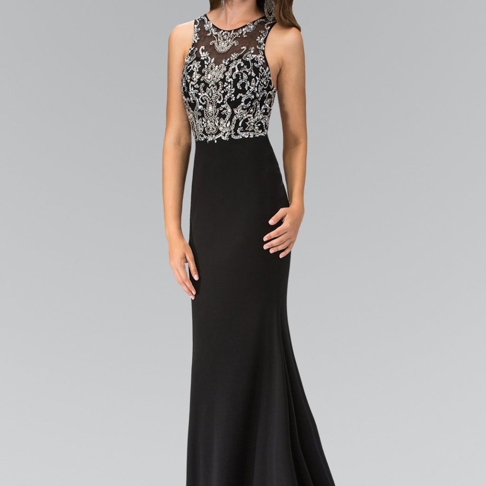 Sequined Sheath shape Prom Dress GSGL1385 - Picture 1 of 9